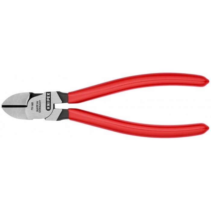 Кусачки бокові (бокорізи), діаметр 4,0мм, 160мм KNIPEX 70 01 160 SB, фосфатовані Кусачки бокові (бокорізи), діаметр 4,0мм, 160мм KNIPEX 70 01 160 SB, фосфатовані