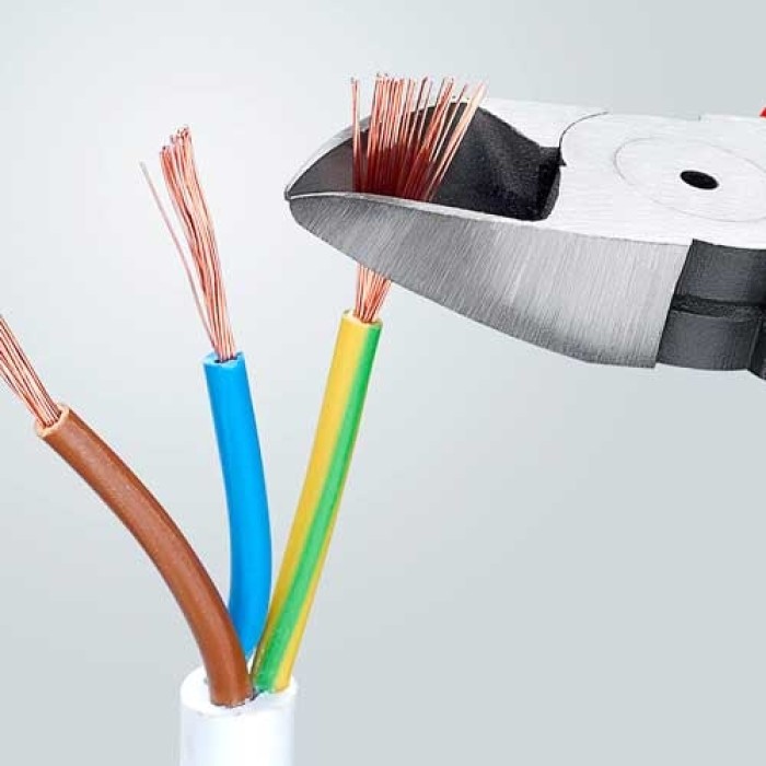 Кусачки бокові (бокорізи) O4,0мм, 180мм KNIPEX 70 01 180, фосфатовані Кусачки бокові (бокорізи) O4,0мм, 180мм KNIPEX 70 01 180, фосфатовані