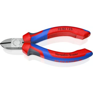 Кусачки бокові (бокорізи), діаметр 3,0мм, 125мм KNIPEX 70 02 125 SB, фосфатовані