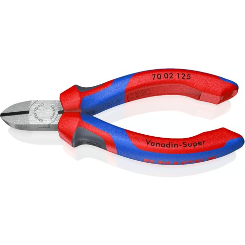 Кусачки бокові (бокорізи), діаметр 3,0мм, 125мм KNIPEX 70 02 125 SB, фосфатовані