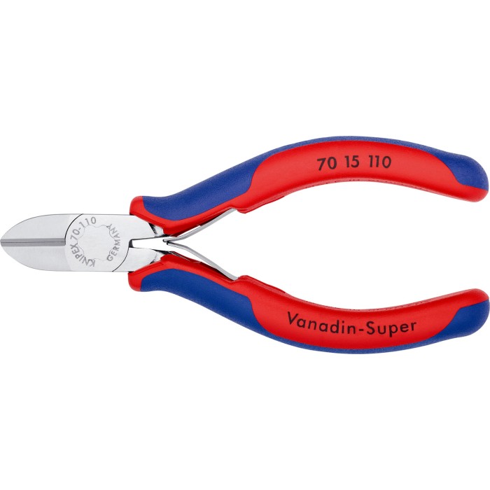 Кусачки бокові (бокорізи) O3,0мм, 110мм KNIPEX 70 15 110, хромовані Кусачки бокові (бокорізи) O3,0мм, 110мм KNIPEX 70 15 110, хромовані