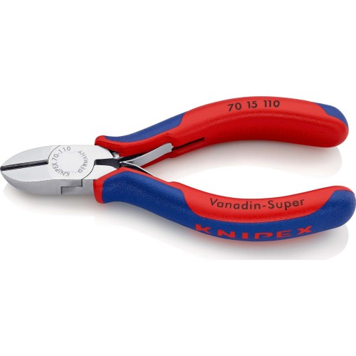 Кусачки бокові (бокорізи) O3,0мм, 110мм KNIPEX 70 15 110, хромовані