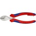 Кусачки бокові (бокорізи) компактні X-Cut, діаметр 12,0мм, 160мм KNIPEX 73 05 160 T, зі страхувальним кріпленням, хромовані