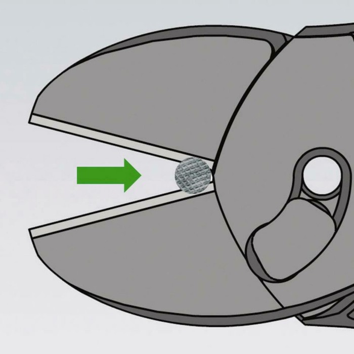 Кусачки бокові особливої потужності TwinForce KNIPEX 73 72 180 BK Кусачки бокові особливої потужності TwinForce KNIPEX 73 72 180 BK
