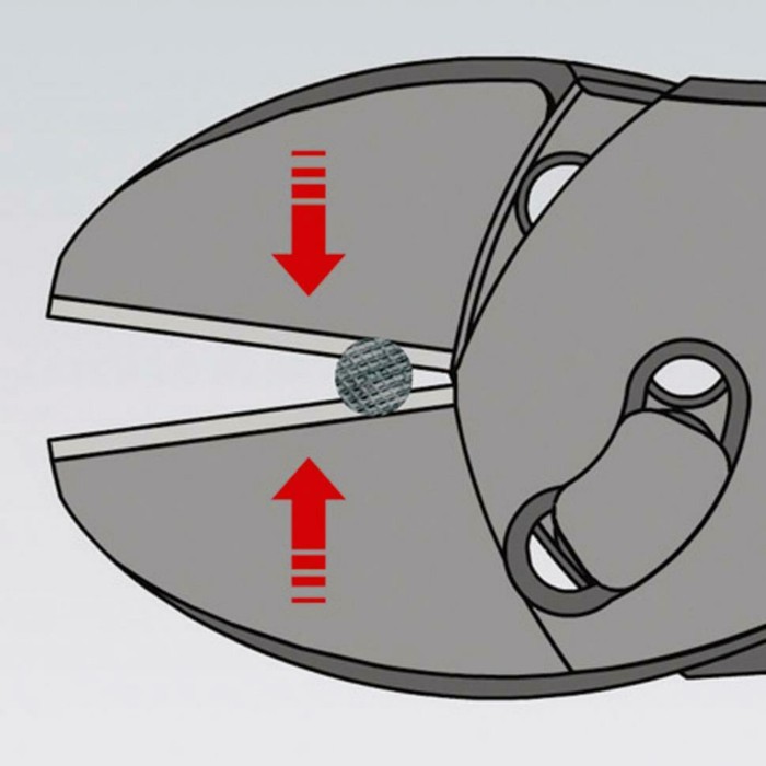 Кусачки бокові особливої потужності TwinForce KNIPEX 73 72 180 BK Кусачки бокові особливої потужності TwinForce KNIPEX 73 72 180 BK