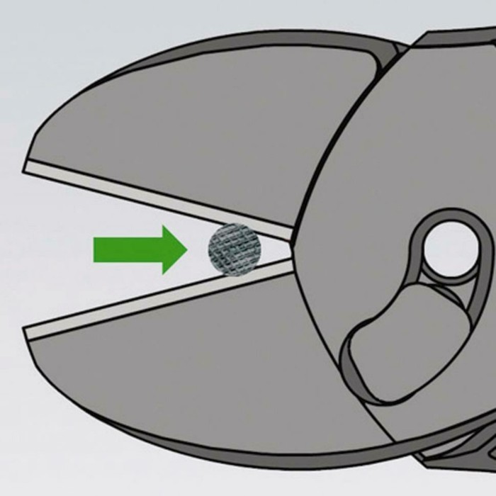 Кусачки бокові особливої потужності TwinForce KNIPEX 73 72 180 BK Кусачки бокові особливої потужності TwinForce KNIPEX 73 72 180 BK