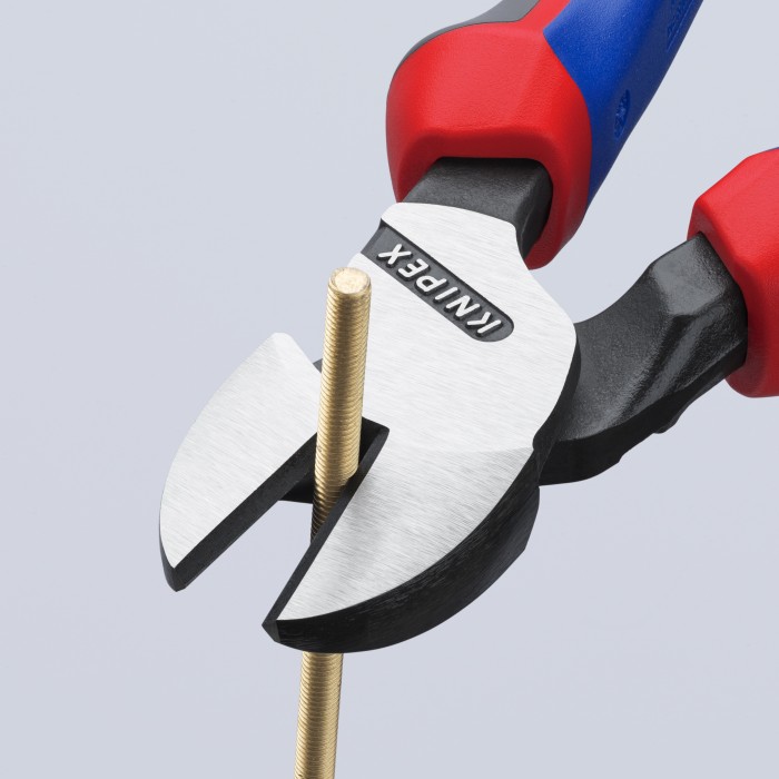 Кусачки бокові (бокорізи) особливої потужності O4,2мм, 200мм KNIPEX 74 02 200, фосфатовані Кусачки бокові (бокорізи) особливої потужності O4,2мм, 200мм KNIPEX 74 02 200, фосфатовані