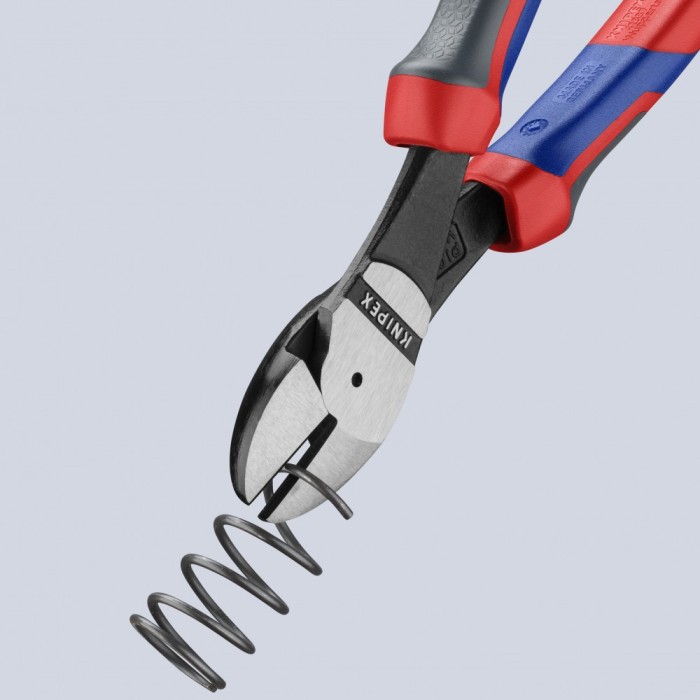 Кусачки бокові (бокорізи) особливої потужності O4,2мм, 200мм KNIPEX 74 02 200, фосфатовані Кусачки бокові (бокорізи) особливої потужності O4,2мм, 200мм KNIPEX 74 02 200, фосфатовані