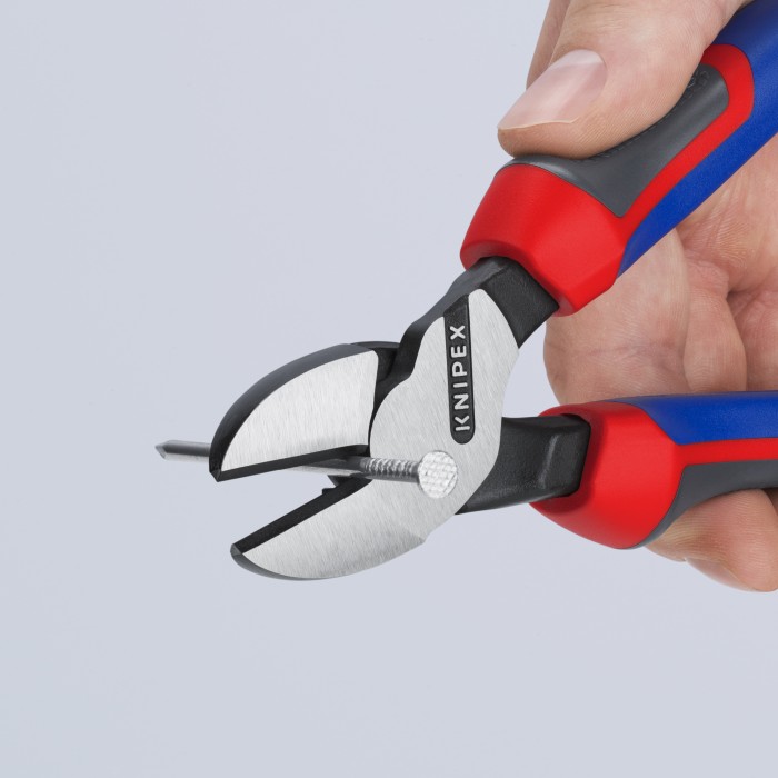 Кусачки бокові (бокорізи) особливої потужності O4,2мм, 200мм KNIPEX 74 02 200, фосфатовані Кусачки бокові (бокорізи) особливої потужності O4,2мм, 200мм KNIPEX 74 02 200, фосфатовані