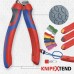Кусачки бокові (бокорізи) особливої потужності, діаметр 4,2мм, 200мм KNIPEX 74 02 200 T, зі страхувальним кріпленням, фосфатован