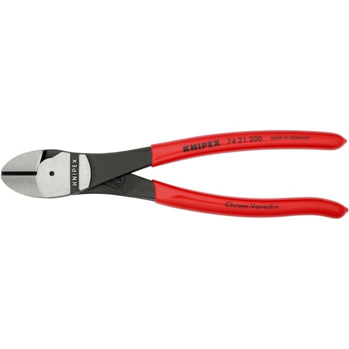 Кусачки бокові особливої потужності KNIPEX 74 21 200 Кусачки бокові особливої потужності KNIPEX 74 21 200