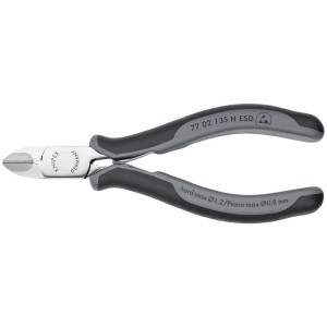 Кусачки бокові для електроніки KNIPEX 77 02 135 H ESD