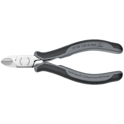 Кусачки бокові для електроніки KNIPEX 77 02 135 H ESD