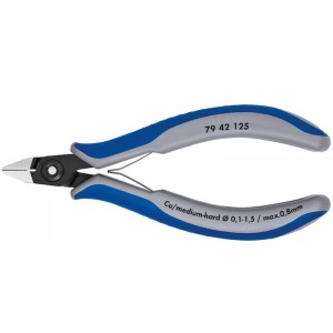 Прецизійні кусачки бокові для електроніки KNIPEX 79 42 125