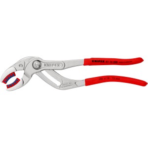 Кліщі трубні сантехнічні переставні, діаметр 75мм KNIPEX 81 13 250 SB, хромовані