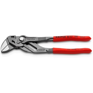Кліщі переставні-гайковий ключ, діаметр 40мм KNIPEX 86 01 180 SB, фосфатовані