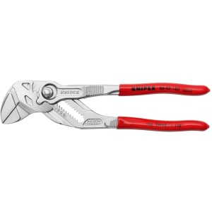 Клещи переставные-гаечный ключ, діаметр 40мм KNIPEX 86 03 180 SB, хромированные