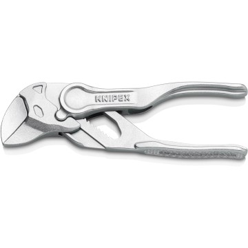 Кліщі переставні-гайковий ключ, діаметр 21мм KNIPEX 86 04 100 BK, хромовані