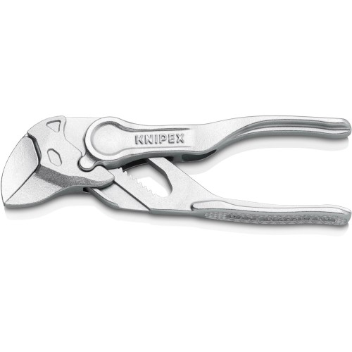 Кліщі переставні-гайковий ключ, діаметр 21мм KNIPEX 86 04 100 BK, хромовані