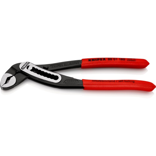 Кліщі сантехнічні силові переставні, діаметр 42мм Aligator KNIPEX 88 01 180 SB, фосфатовані