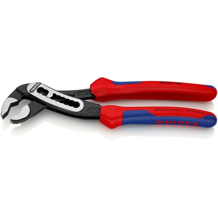 Кліщі сантехнічні силові переставні, діаметр 42мм Aligator KNIPEX 88 02 180 SB, фосфатовані Кліщі сантехнічні силові переставні, діаметр 42мм Aligator KNIPEX 88 02 180 SB, фосфатовані