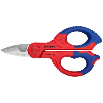 Ножиці електрика, 155мм KNIPEX, 95 05 155 SB, нержавійка