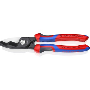 Ножиці для різки кабелів з подвійними ріжучими кромками KNIPEX 95 12 200
