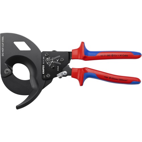 Кабелеріз з важельним мехнізмом KNIPEX, 95 31 280