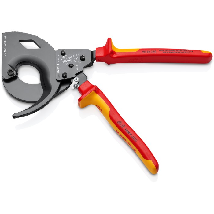 Ножиці для різання кабелів KNIPEX 95 36 320 Ножиці для різання кабелів KNIPEX 95 36 320