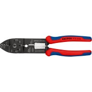 Кліщі для опресування, різання та зачистки 230мм KNIPEX 97 21 215 B SB, фосфатовані