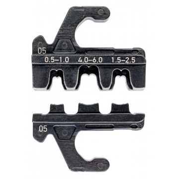 Матриці змінні підходять тільки для KNIPEX MultiCrimp® 97 33 02, 97 33 01