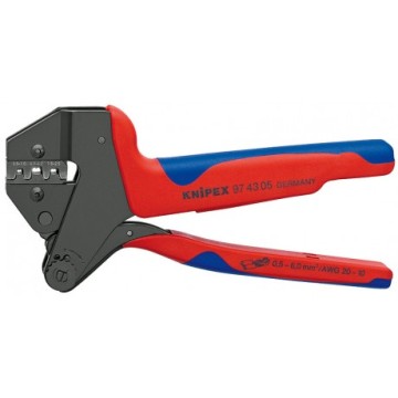 Інструмент опресовочний системний KNIPEX 97 43 05 (для змінних матриць), фосфатований