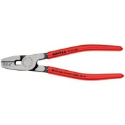 Інструмент для обтиску контактних гільз 0,5-6,0мм.кв., 180мм KNIPEX 97 81 180, фосфатований