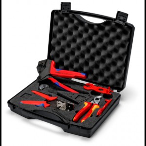 Валіза інструментальна для фотогальваніки KNIPEX, 97 91 04 V02, для сонячного роз'єму MC4 (багатокон