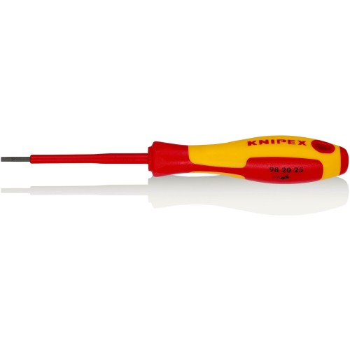 Викрутка ізольована VDE KNIPEX, SL 0,4х2,5х75мм, 98 20 25