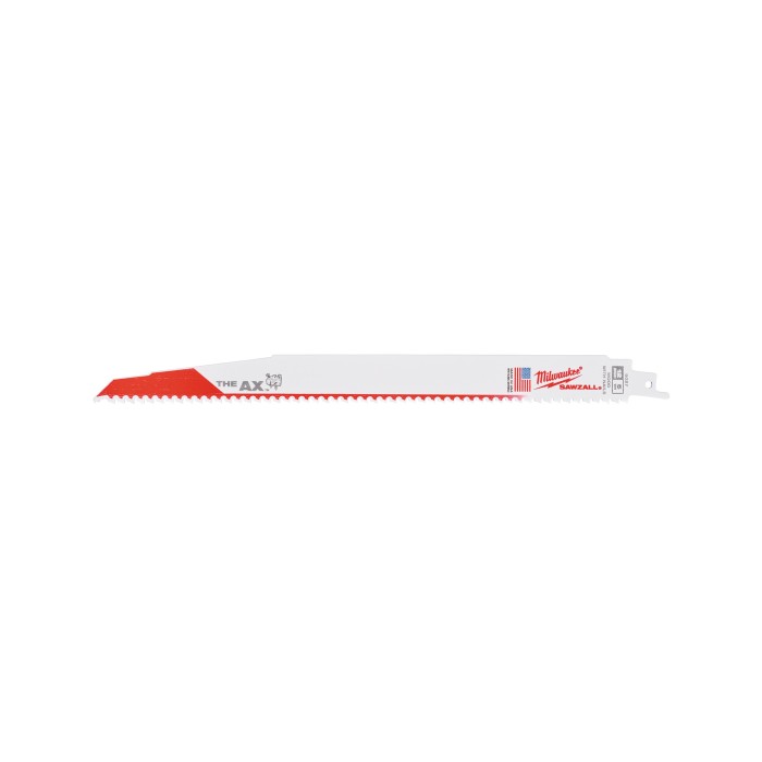 Полотно для шабельних пил AX FANG TIP MILWAUKEE, 300х5,0мм, (25шт), (деревина з цвяхами) Полотно для шабельних пил AX FANG TIP MILWAUKEE, 300х5,0мм, (25шт), (деревина з цвяхами)