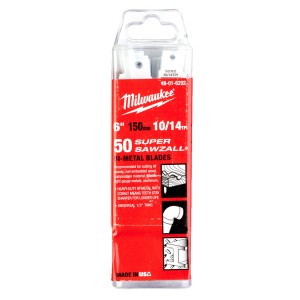 Полотно для шабельних пил GP MILWAUKEE, 150х2,5/1,8мм, (50шт), (универсальні)