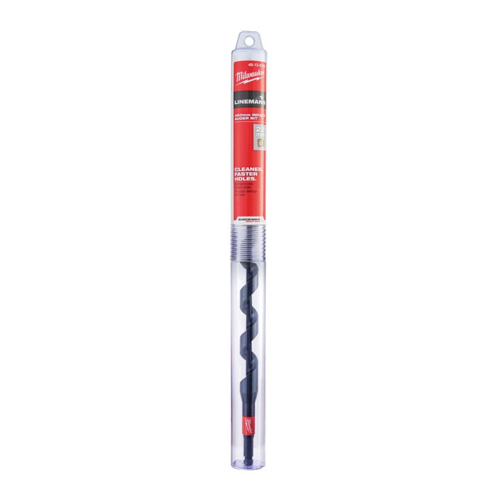 Cвердло спіральне Shockwave™ Lineman's 7/16'' Hex MILWAUKEE, діаметр 22х460х395мм Cвердло спіральне Shockwave™ Lineman's 7/16'' Hex MILWAUKEE, діаметр 22х460х395мм