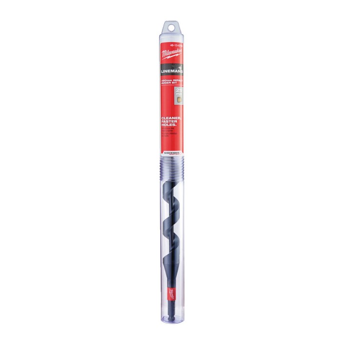 Cвердло спіральне Shockwave™ Lineman's 7/16'' Hex MILWAUKEE, діаметр 29х460х395мм Cвердло спіральне Shockwave™ Lineman's 7/16'' Hex MILWAUKEE, діаметр 29х460х395мм