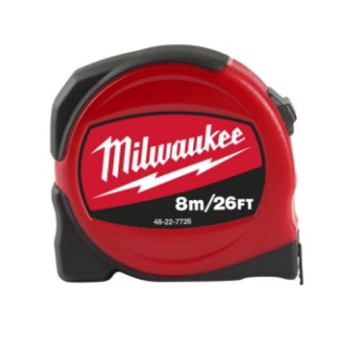 Рулетка SLIMLINE MILWAUKEE, 8м/26фт (25мм)