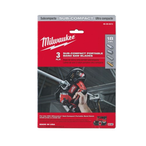 Полотно для стрічкових пил MILWAUKEE, 687,57х2,5/1,8мм, (3шт)