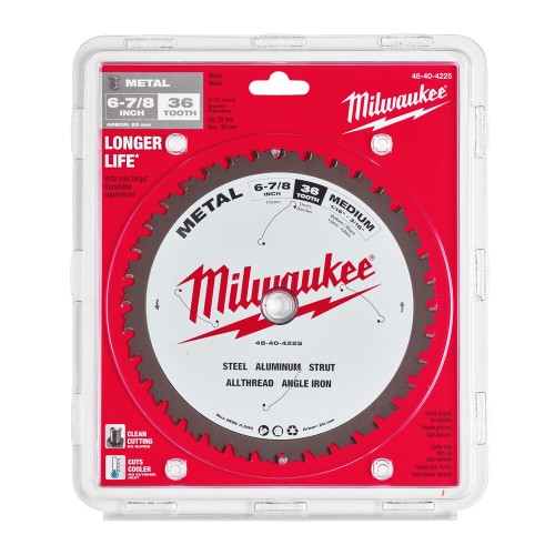 Диск пиляльний по металу PFTE MILWAUKEE, діаметр 174х20х1,6мм, 60 зуб.