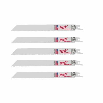 Полотно для шабельних пил THIN KERF MILWAUKEE, 200х3,1/2,1мм, (5шт), (універсальні)