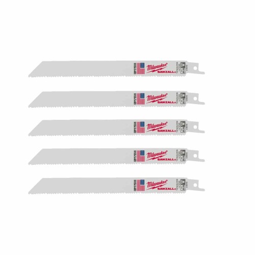 Полотно для шабельних пил THIN KERF MILWAUKEE, 200х3,1/2,1мм, (5шт), (універсальні)