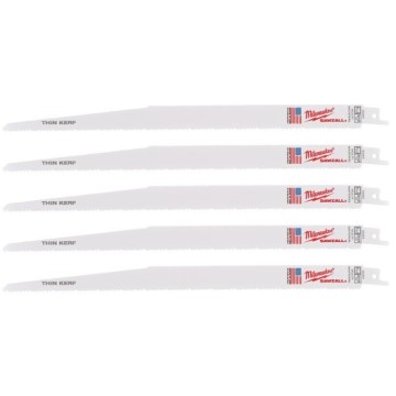 Полотно для шабельних пил THIN KERF MILWAUKEE, 300х3,1/2,1мм, (5шт), (универсальні)