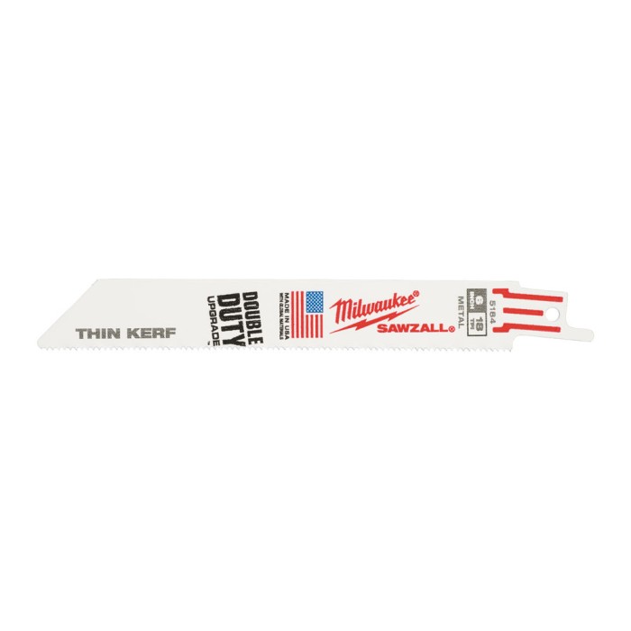 Полотно для шабельних пил THIN KERF MILWAUKEE, 150х1,4мм, (5шт), (метал) Полотно для шабельних пил THIN KERF MILWAUKEE, 150х1,4мм, (5шт), (метал)
