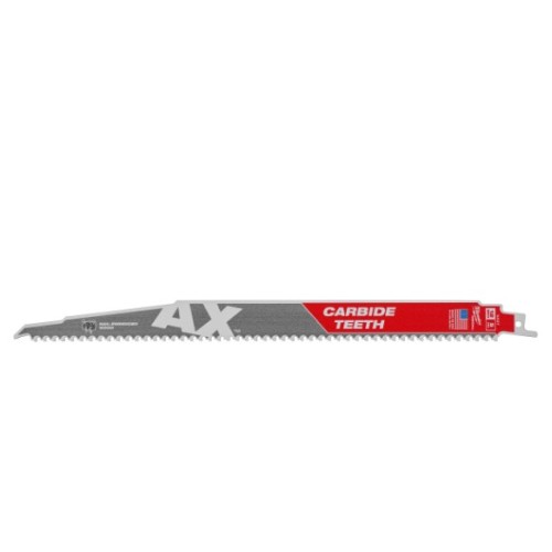 Полотно для шабельних пил AX CARBIDE MILWAUKEE, 300х5мм, (деревина з цвяхами)