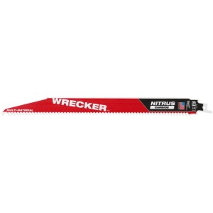 Полотно для шабельних пил WRECKER CARBIDE NITRUS MILWAUKEE, 300х4,2мм, (мультіматеріал)