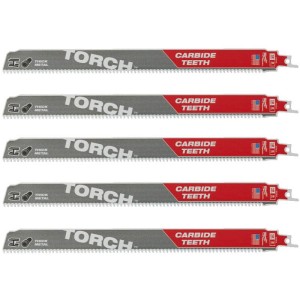 Полотно для шабельних пил TORCH CARBIDE MILWAUKEE, 300х3,1мм, (5шт), (метал)