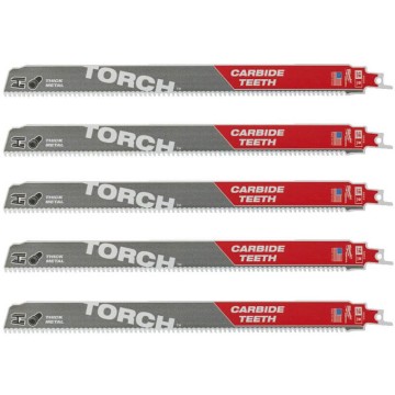 Полотно для шабельних пил TORCH CARBIDE MILWAUKEE, 300х3,1мм, (5шт), (метал)